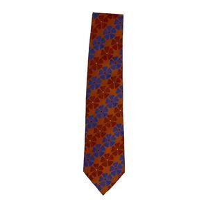 Men's Orange Silk Steve Harvey Tie